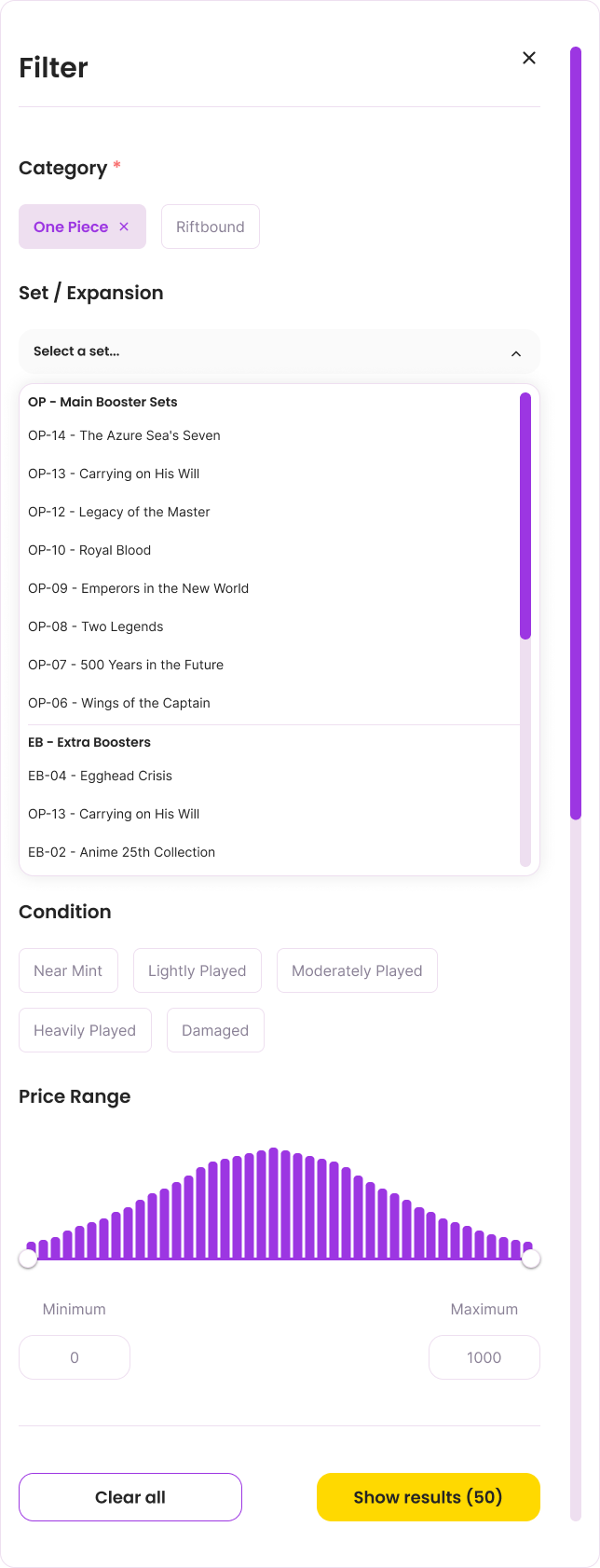 nyra Expansion Dropdown